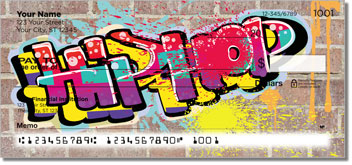 Urban Graffiti Personalized Checks