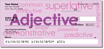 Parts of Speech Personalized Checks