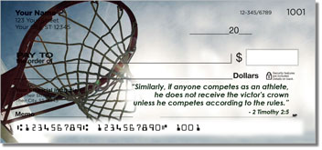Sports Scripture Personalized Checks