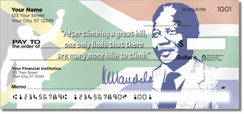 Nelson Mandela Personalized Checks