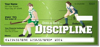 Field Hockey Personalized Checks