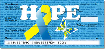 Down Syndrome Awareness Personalized Checks