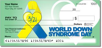 Down Syndrome Awareness Theme Checks