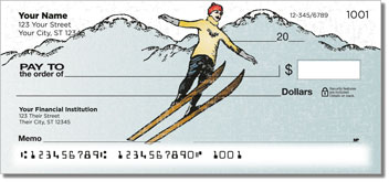 Vintage Winter Personalized Checks