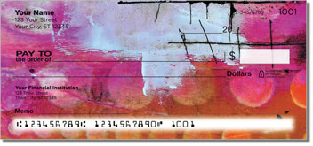 Encaustic Personalized Checks