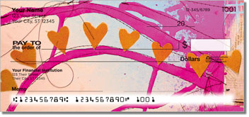 Dina Wakley Heart Design Checks