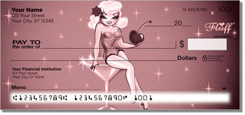 Martini Girl Personalized Checks