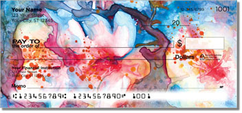 Watts Flower Personalized Checks