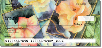 Debbie Lewis Flower Set Personalized Checks