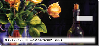 Wine Set Personalized Checks