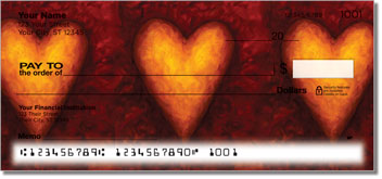 Heart of Gold Personalized Checks