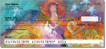 Painted Figure Personalized Checks