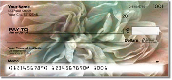 Floral Abstract Personalized Checks