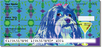 Love Me Love My Dog Personalized Checks