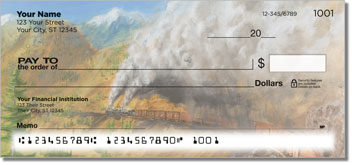 Railroads West Personalized Checks