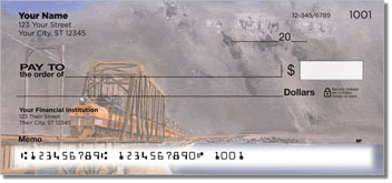 Railroads West Theme Checks