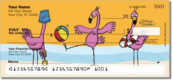 Scrivan Flamingos Theme Checks
