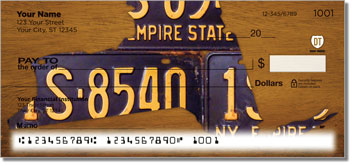 New York License Plate Theme Checks