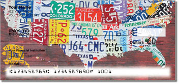 Texas License Plate Theme Checks