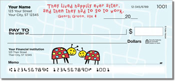 Kid Quotation Personalized Checks