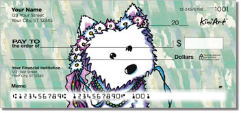 Westie  Princess Personalized Checks