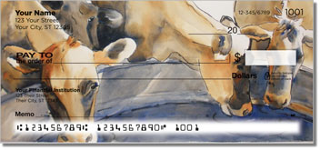 Kay Smith Cow Theme Checks