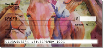 Kay Smith Donkey Personalized Checks