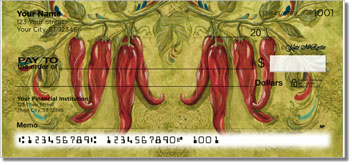 Santa Fe Chili Pepper Design Checks