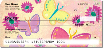 Colombo Butterfly Personalized Checks