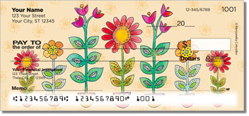 Garden Show Personalized Checks