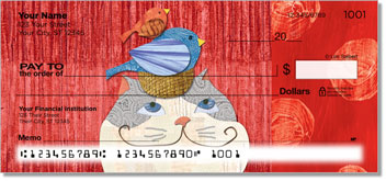 Fat Cat Personalized Checks