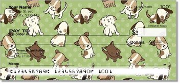 Naughty Puppy Personalized Checks