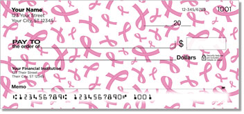 Reed Pink Ribbon Personalized Checks