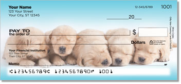 Sleepy Golden Pup Theme Checks