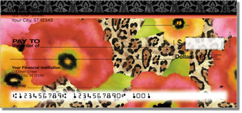 Wild Girl Personalized Checks