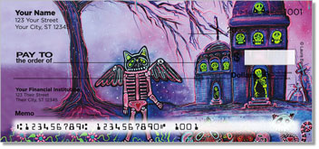 Skelly Cat Theme Checks