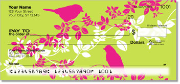 Bird on Branch Personalized Checks