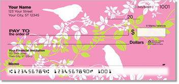 Bird on Branch Theme Checks