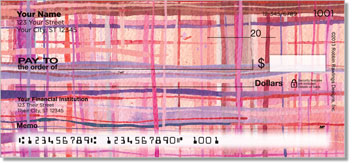 Patchwork Heart Personalized Checks