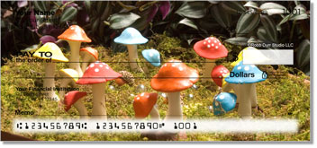 Enchanted Mushroom Design Checks