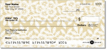 Lace Border Design Checks