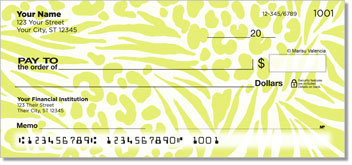 Marisu Valencia Safari Personalized Checks