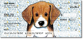 Beagle Personalized Checks