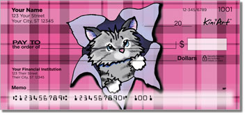 Cat Series 3 Personalized Checks