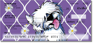 Old English Sheepdog Personalized Checks
