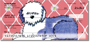 Old English Sheepdog Theme Checks