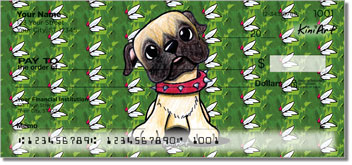 Pug Series Personalized Checks