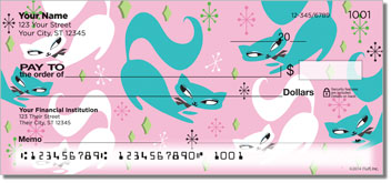 Swanky Kitten Personalized Checks