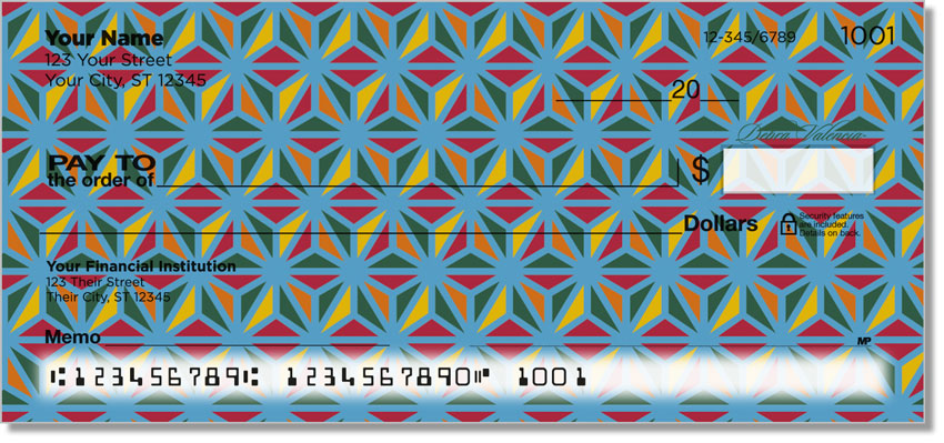 Starburst Lattice Personal Checks