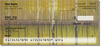 Poetic Landscape Personalized Checks